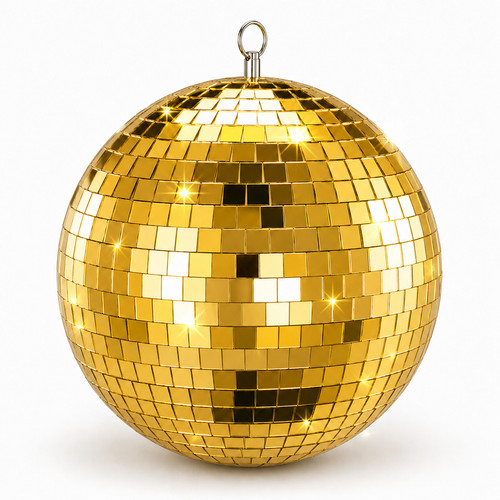 Spiegel discokugel gold - spiegel, cm