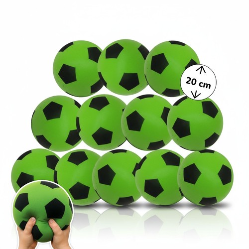 12er set schaumstoffball - set, grün