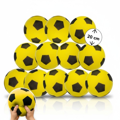 12er set schaumstoffball gelb - 12er,