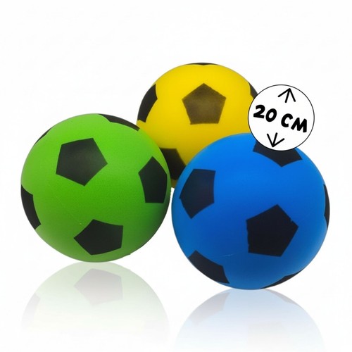 3er set schaumstoffbälle 20cm - 3er-set,