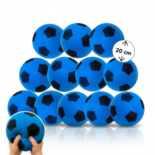 12er set schaumstoffball blau - set,